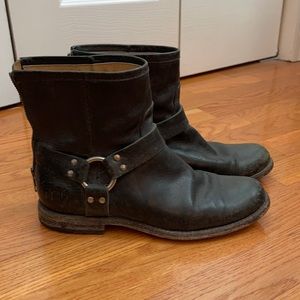 Frye Phillip Harness ankle boot.They go with EVERYTHING! US size  8.5
